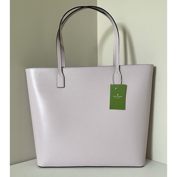 New Kate Spade Karla Wright Place Tote with tassel Plum Dawn / Rioja - Picture 3 of 6